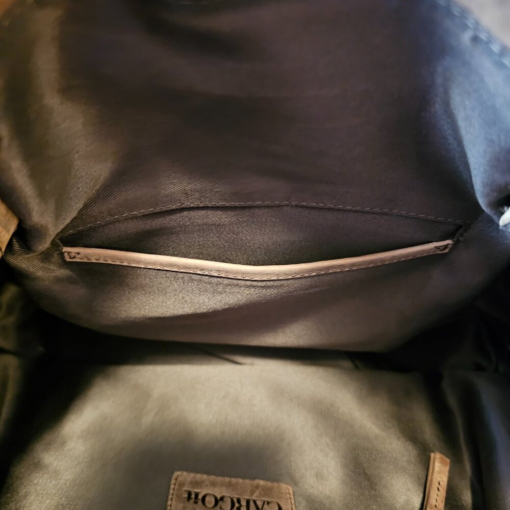 CARGOit, Raw, Brown Leather Tote Bag - Picture 15 of 16